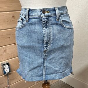 Aritzia Wilfred free Light Blue Denim Skirt